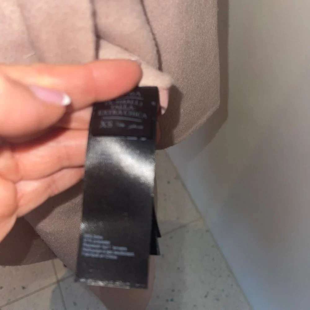 All Saints Womens Coat Jacket Size XS Pink Ryder Pockets Open Front Casual - Picture 10 of 13